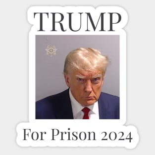 Trump For Prison 2024 Sticker